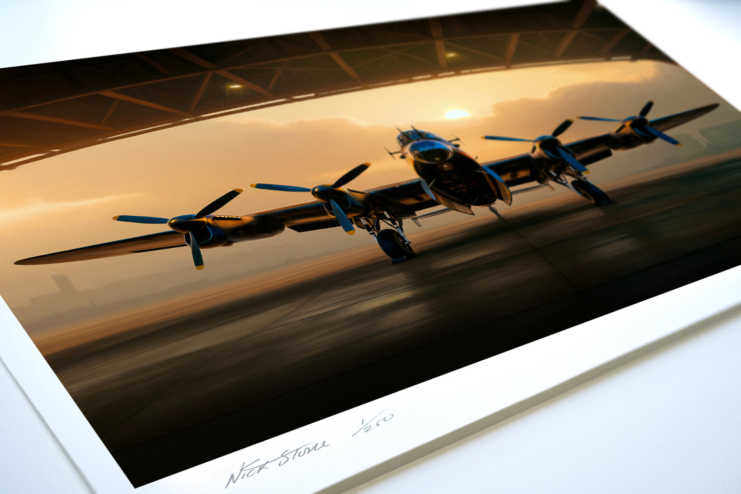 Sentinel — Signed Limited Edition Lancaster Bomber Print