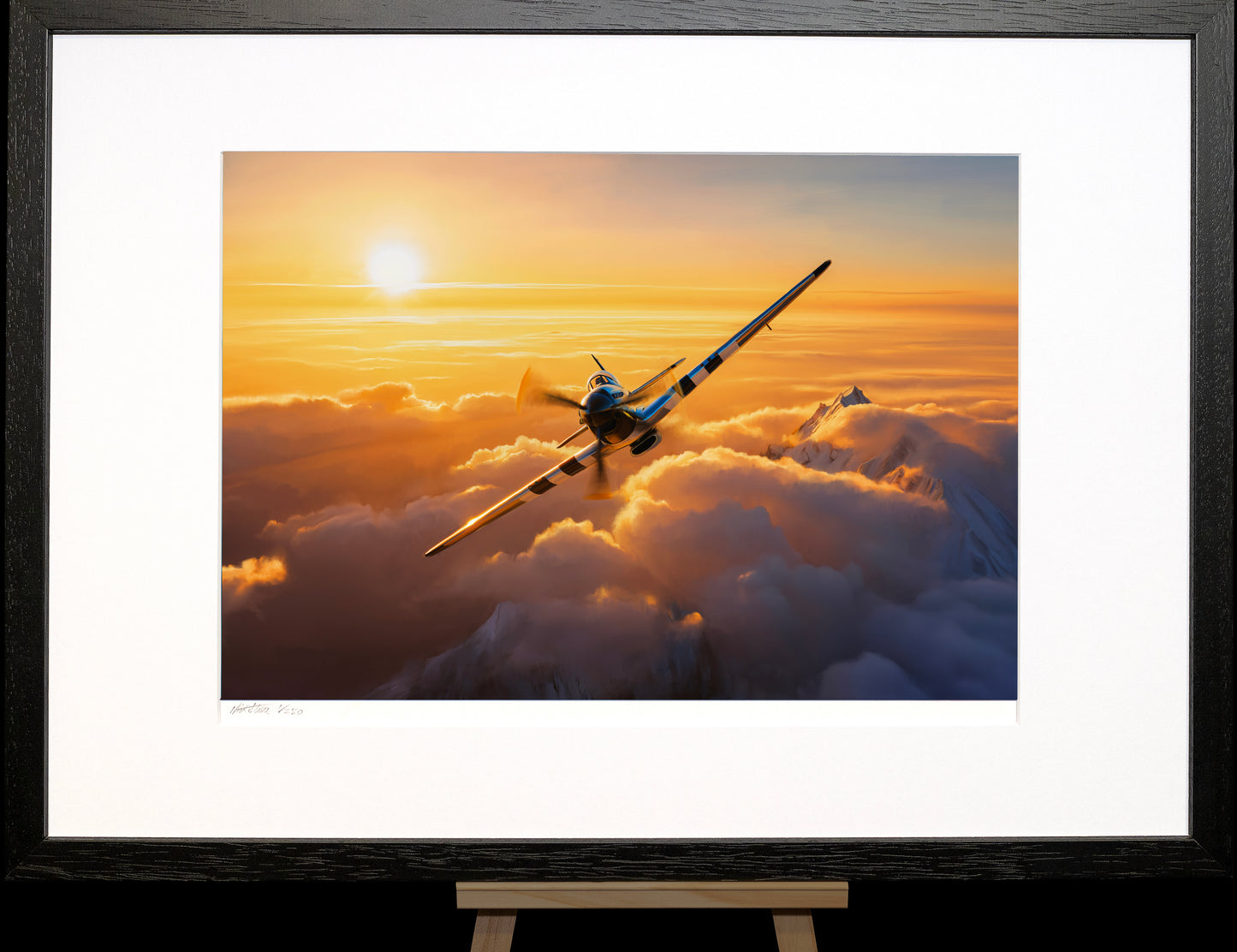 Long Way Home – P-51 Mustang Limited Edition Aviation Print