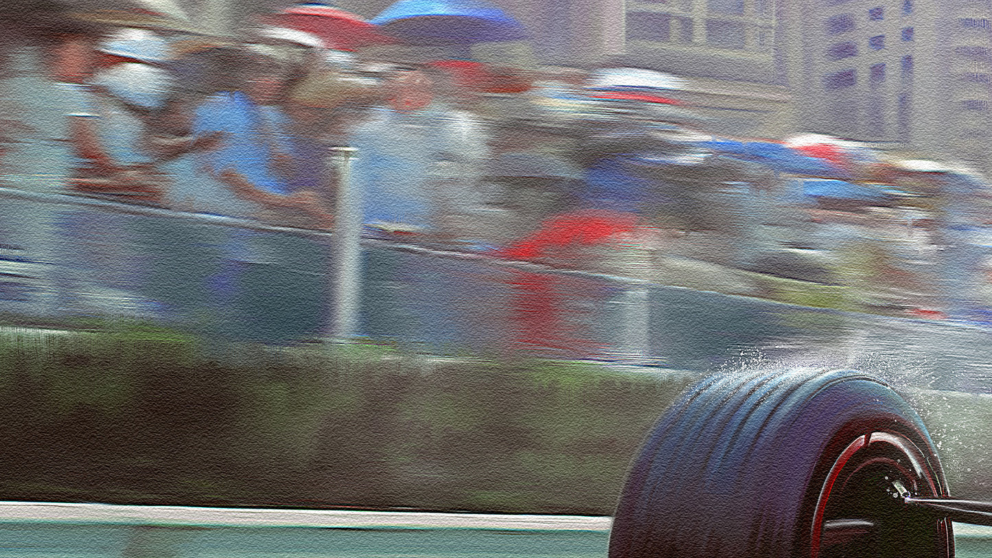 God of Rain – Ayrton Senna Monaco 1993 Limited Edition Motorsport Print