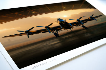 Sentinel — Signed Limited Edition Lancaster Bomber Print