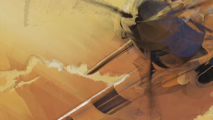 Long Way Home – P-51 Mustang Limited Edition Aviation Print